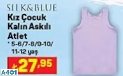 SİLK&BLUE KIZ ÇOCUK KALIN ASKILI ATLET